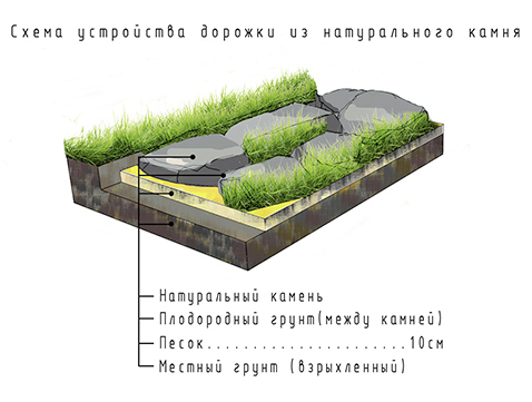 shema ustrojstva dorozhki